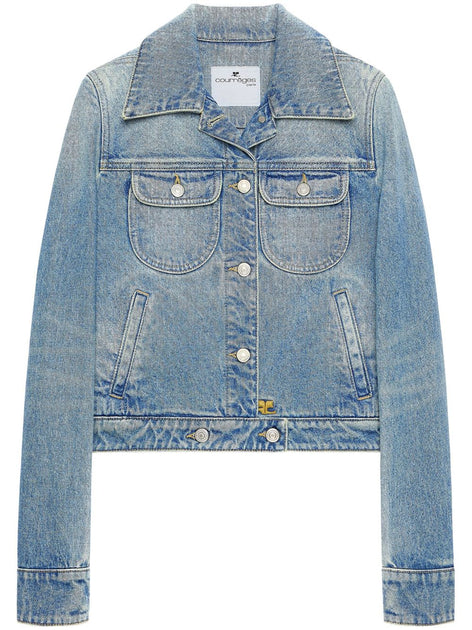 Courrèges Denim Jacket Blue EU 40 2