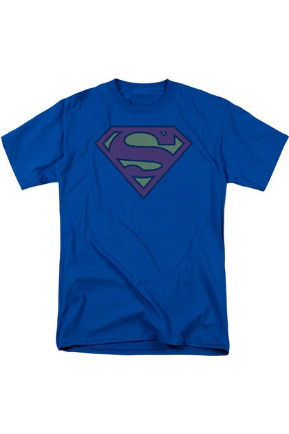 Gildan Superman Little Logos T-Shirt Blue XLarge 2