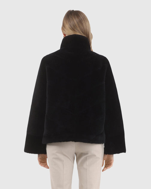 Gorski Reversible Merinillo Shearling Lamb Jacket Schwarz Large 4