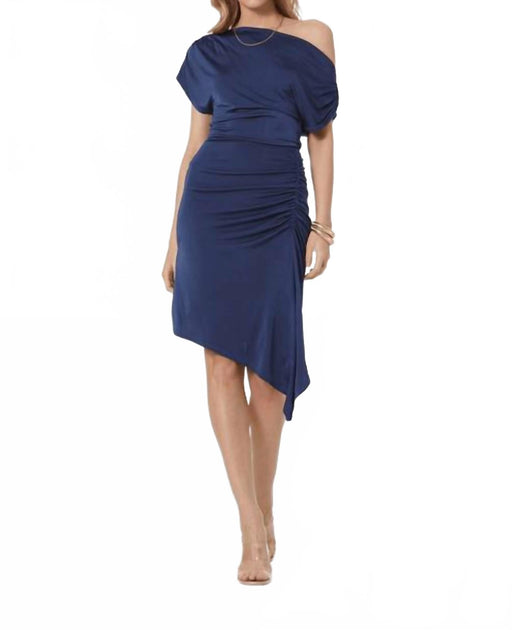 Young Fabulous & Broke Devyn Jersey Dress Blue Medium 2