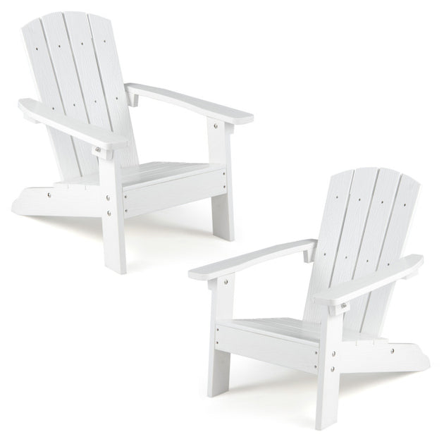 Hivvago Set of 2 Kid's Adirondack Chair 4