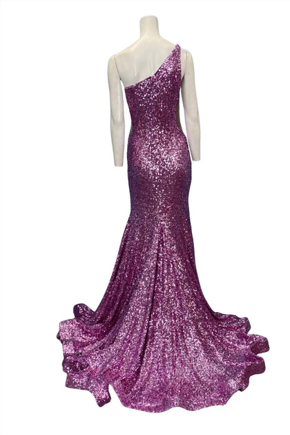 Jovani 23076 Sequin Gown Blue US 8 4