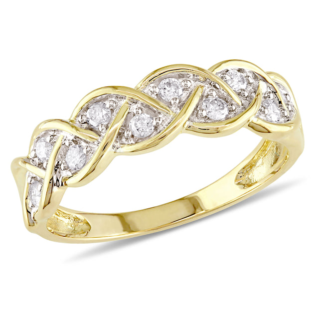 Mimi & Max Braided Anniversary Band Silver US 5 2