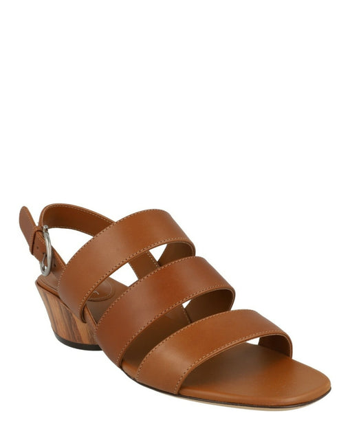 Salvatore Ferragamo Trezze Slingback Sandal Brown US 6 3