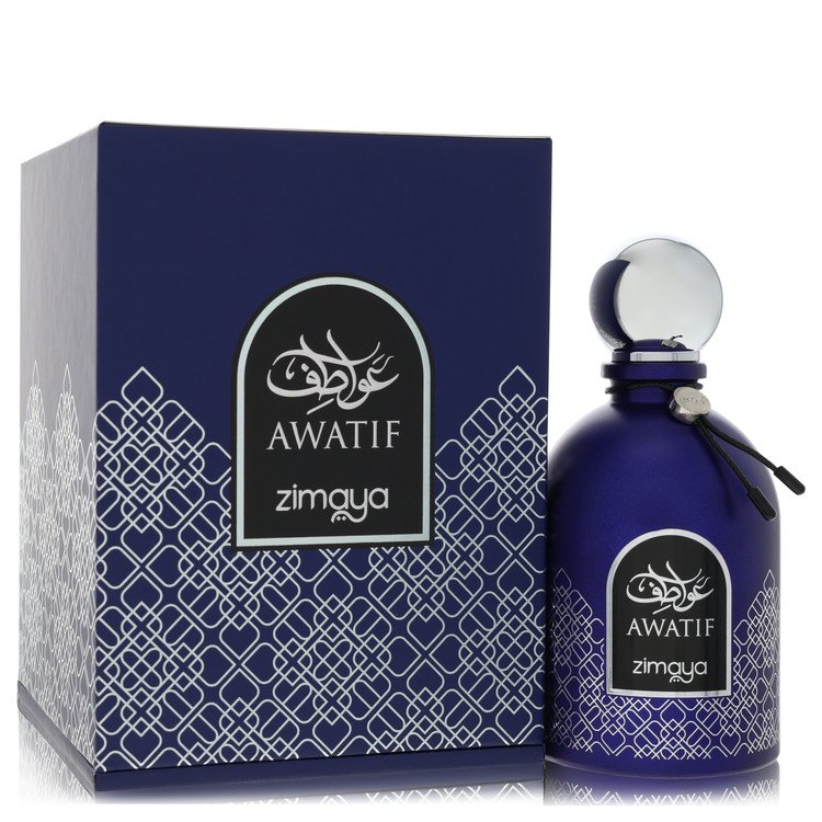 香水(男性用) Afnan Zimaya Awatif Blue Afnan Zimaya Awatif Blue By Eau De Parfum Spray 3.4 Oz For Men