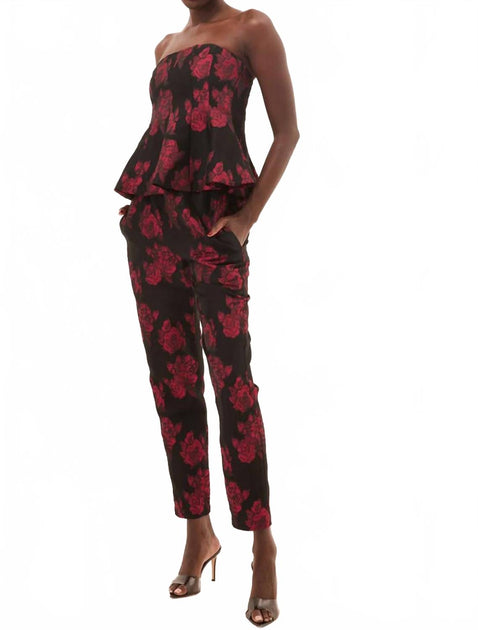 Misa Los Angeles Ria Relaxed Straight Pants Multi Medium 3