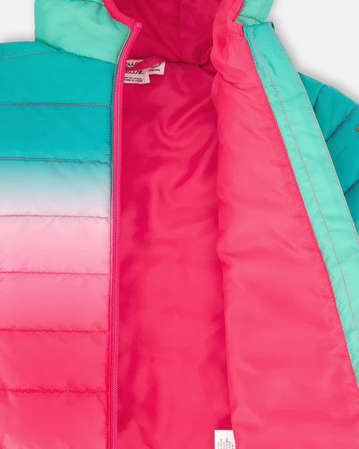 Deux par Deux Quilted Jacket Pink US 2T 4