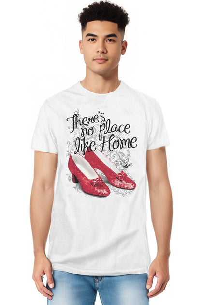 Gildan Wizard Of Oz Ruby Slippers T-Shirt White 4XL 4