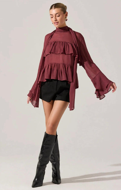ASTR Fae Top Red Large 4
