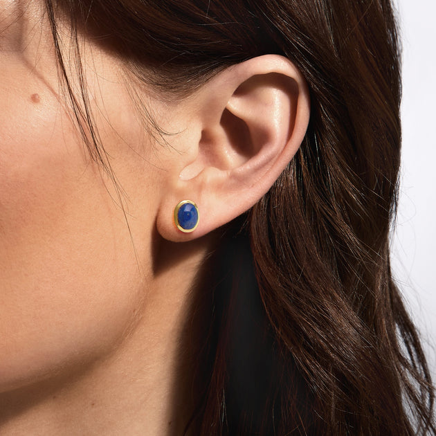 Ross-Simons Lapis Stud Earrings Multi 3