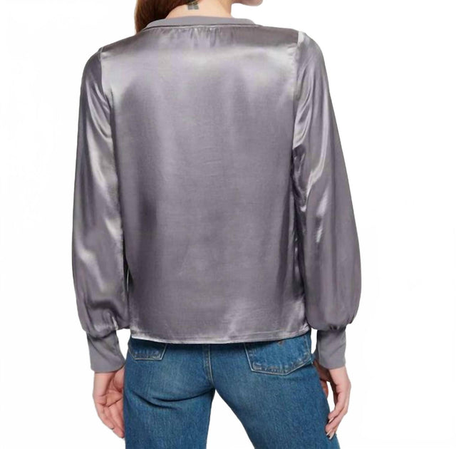 Nation LTD Ayra Blouse Silver Small 3