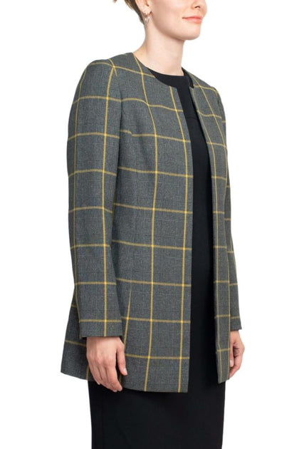 TRUEDAMES Two Piece Set Dress and Jacket Grey US 4 3