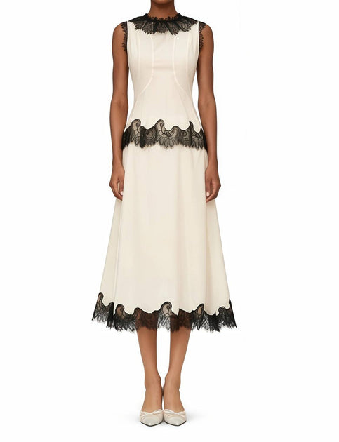 Relvoux Phoenix Top And Skirt Set Beige Medium 2