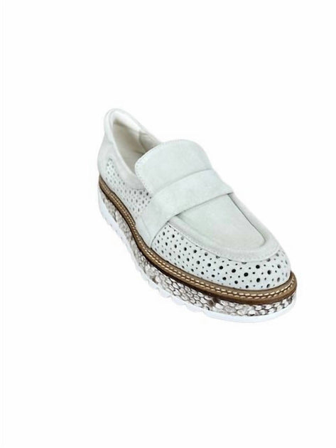 Rex Shoes Carolyn Loafers White US 7 3