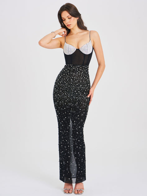 Miss Circle Jimena Maxi Dress Black XSmall 2