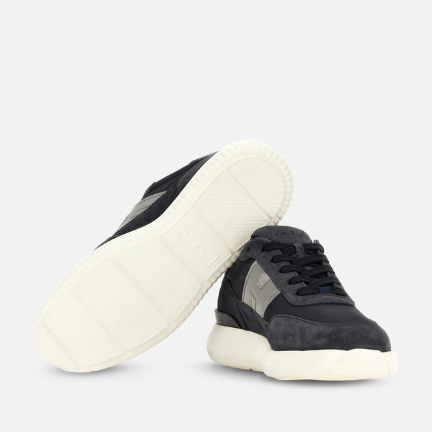 Hogan H709 Allacciato H Banda Sneakers Grey UK 6.5 4