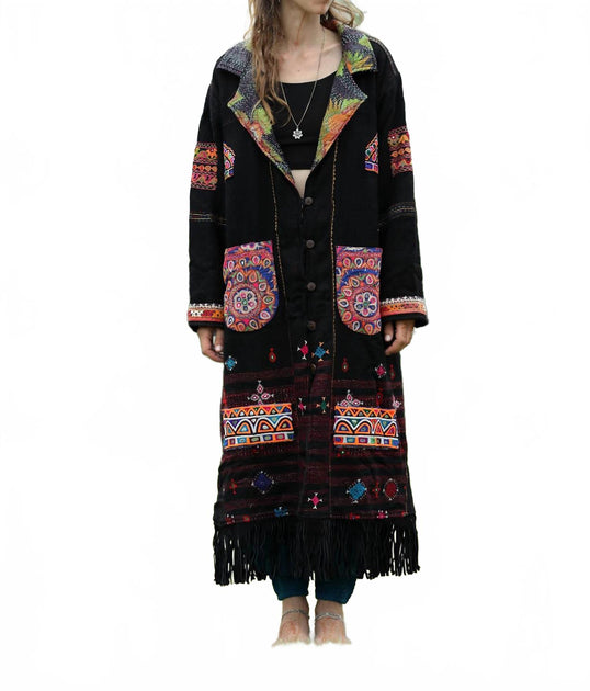StandAwt Merino Wool Coat Black Large 3