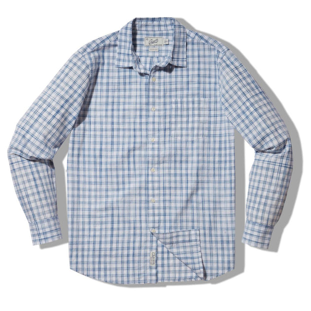 Grayers Space Dyed Gingham Shirt Grey Small 4