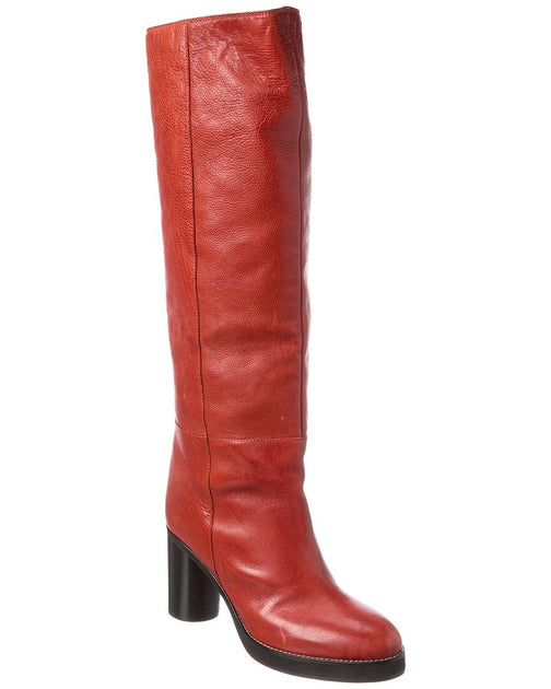 Isabel Marant Lelia Over-The-Knee Boot Red 37 2