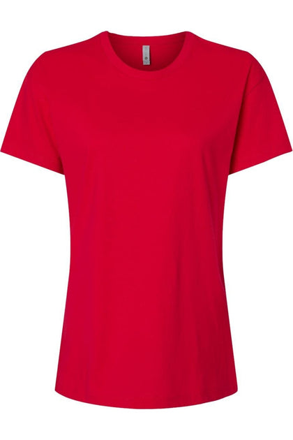 Next Level Women's Relaxed T-Shirt Red XXX-Large 2