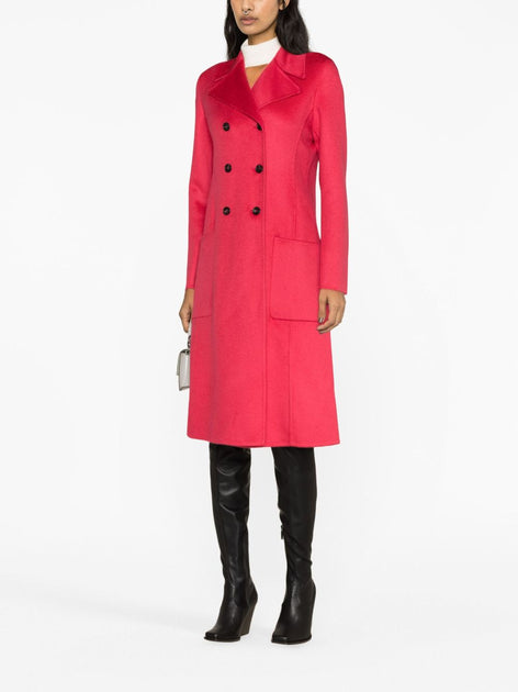 Lanvin Double-Breasted Coat Pink EU 42 3