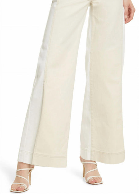 SOMETHING NAVY Wide Leg Denim Beige US 4 3