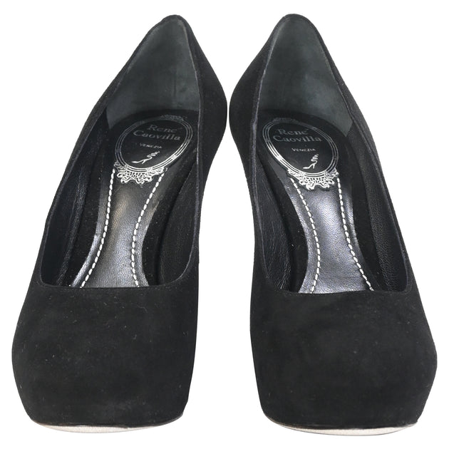 René Caovilla Platform Pumps Black EU 37 3