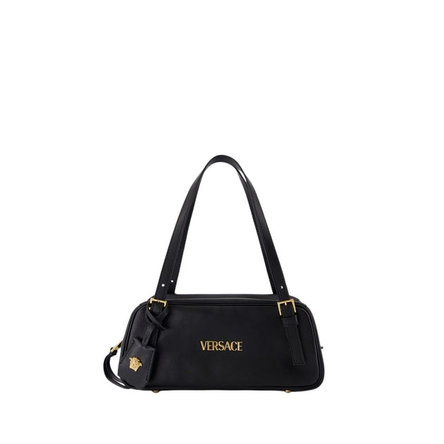 Versace Shoulder Bag Leather Black 2