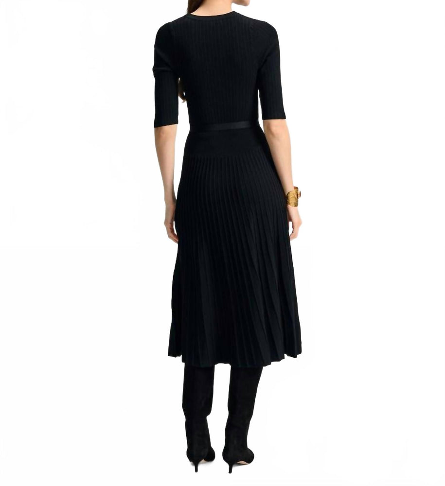 Veronica Beard Elthea Belted Midi Dress In Black | ShopSimon Veronica Beard Elthea Belted Midi Dress In Black | ShopSimon
