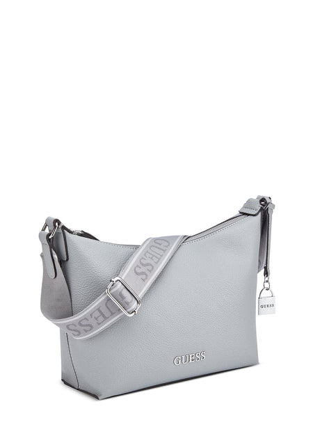 【グレー(DGR)】GUESS ショルダーバッグ (W)MALEENA Convertible Top Zip GUESS（ゲス） ショルダーバッグ バッグ MALEENA Convertible Top Zip