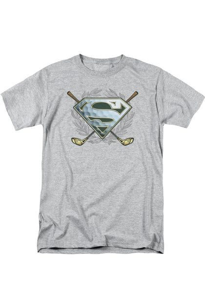Gildan Superman Fore! T-Shirt Grey Medium 2