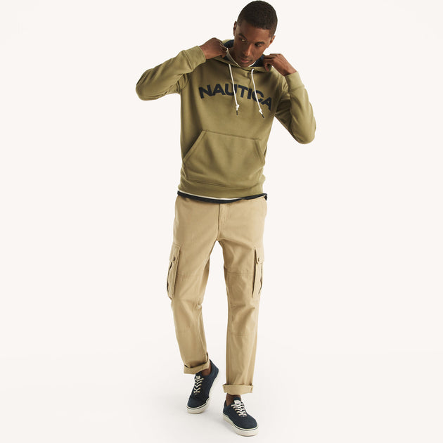 Nautica Pullover Logo Hoodie Blue X-Small 3