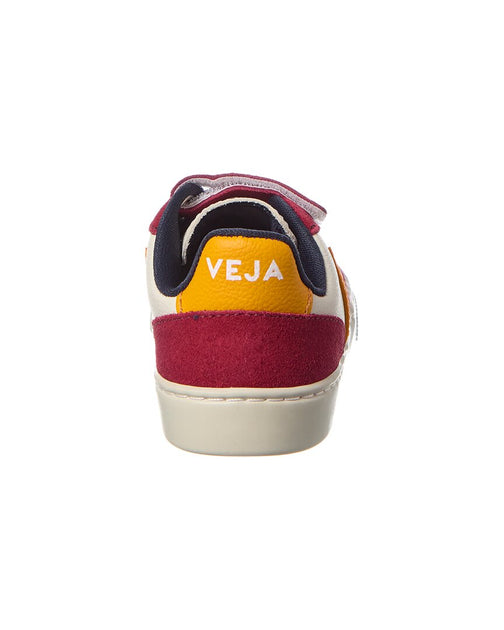 Veja Small V-10 Leather Sneaker Multi EU 28 4