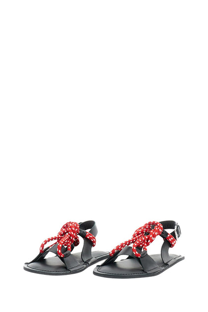 Plan C Lanyard Cord Sandals Red EU 36 4