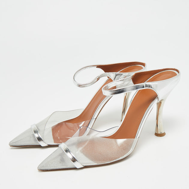 Malone Souliers Iona Mules Silver EU 38.5 3