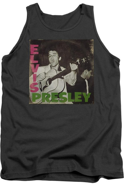 Gildan Elvis Presley First LP Tank Black Large 2