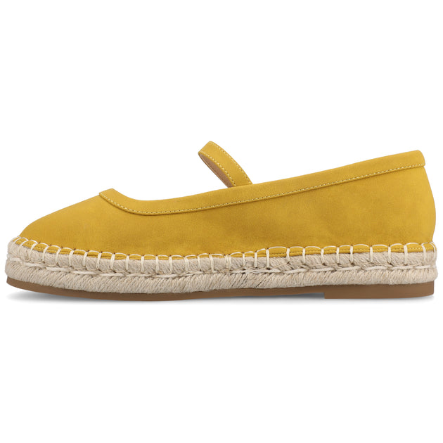 Journee Collection Kenzie Espadrille Mary Jane Brown 9 3