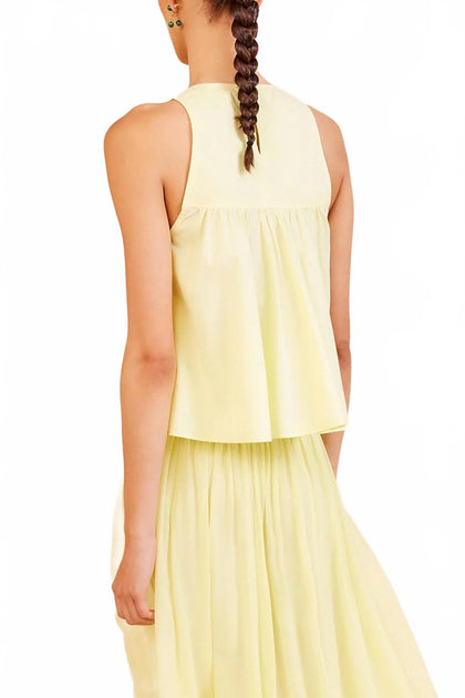 Ulla Johnson Kali Top Yellow Size 0 4