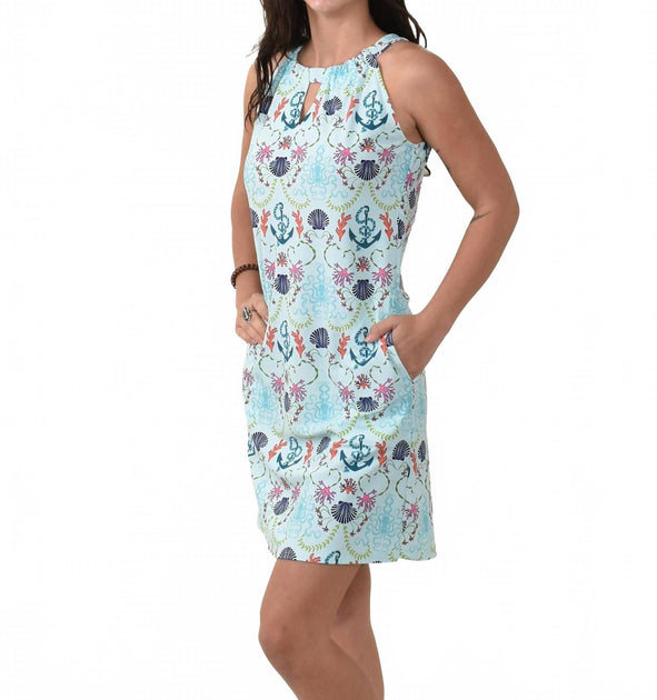 Southwind Charleston Dress Blue Small 2