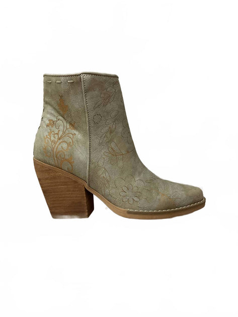 Very G Sophia Boots Green US 9.5 2