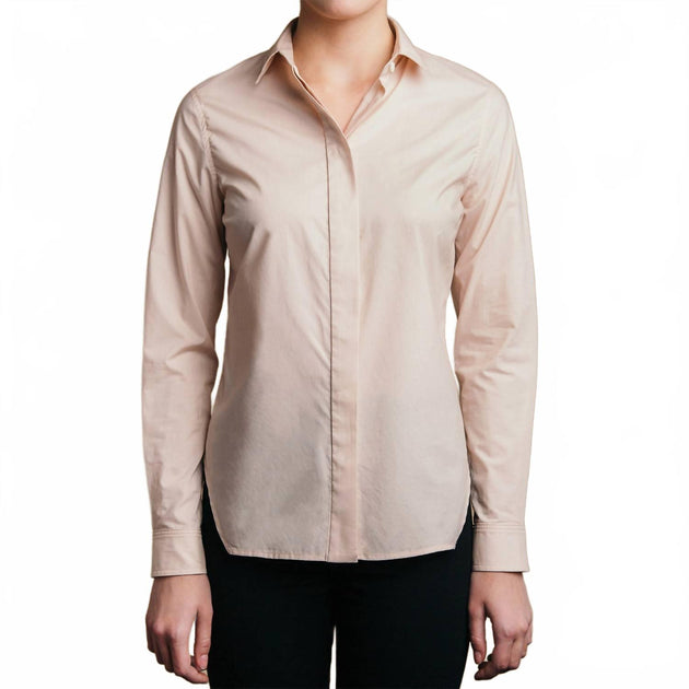 Thirteen Seven Trapezoid Shirt Beige Large 2