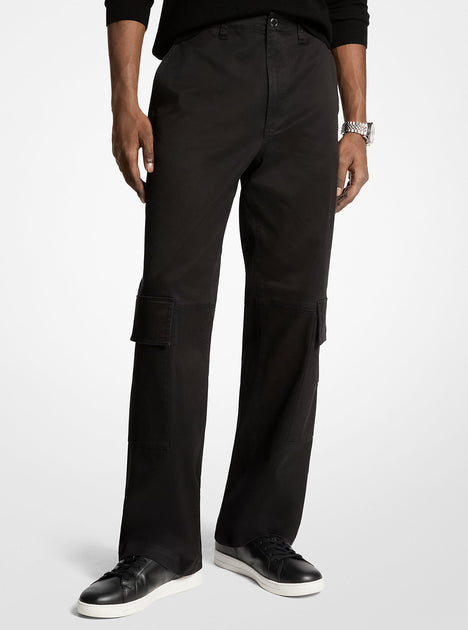 Michael Kors Stretch Cotton Cargo Pants Black 32x30 4