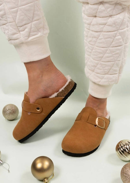 Simply Southern Women's Suede Slip-On Shoe Brown US 7 3