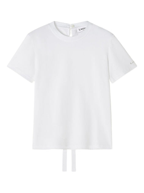 Lanvin Short-Sleeved Top White XS 2