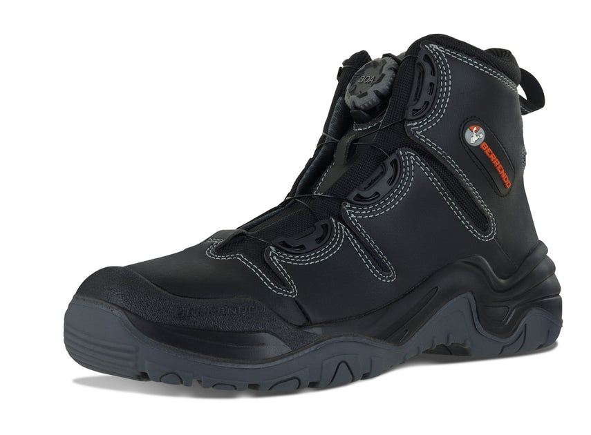 Berrendo Men's Steel Toe Work Boots Black 10 4