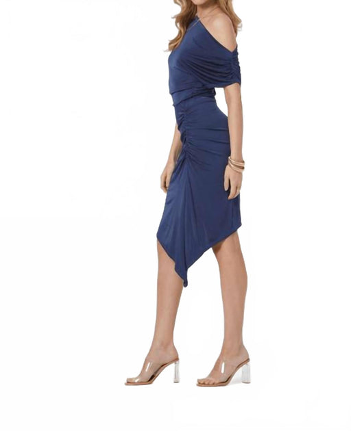 Young Fabulous & Broke Devyn Jersey Dress Blue Medium 4