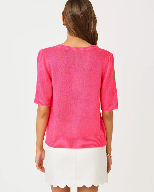 Lilly Pulitzer Orton Embroidered Sweater Multi Medium 3