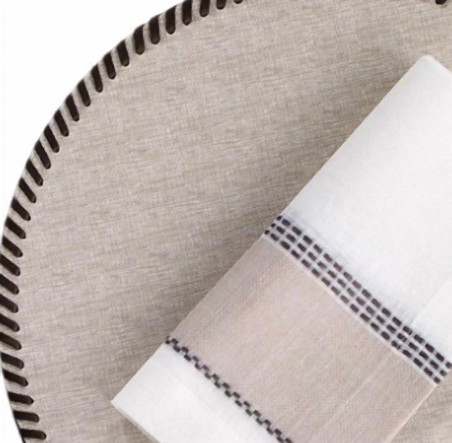 Bodrum Linens Whipstitch Sets de Table - Lot de 4 3