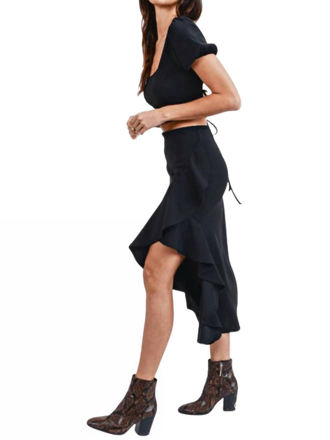 Painted Threads Stephanie Skirt Set Black Small 3
