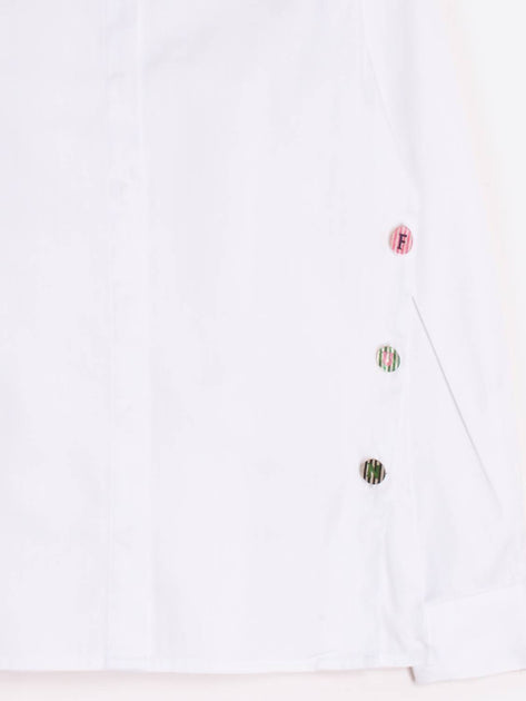 Chemise boutonnée Vilagallo à boutons latéraux 3